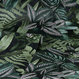 Living Green Wall Peel & Stick Wallpaper in Green with Botanical Leaves Pattern, Tropical Style - NHS4778
