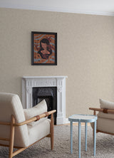 Monumental Ivory Stone Traditional Peel & Stick Wallpaper - InHome NHS6168
