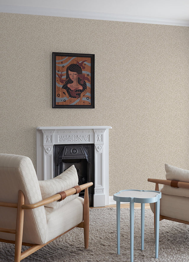 Monumental Ivory Stone Traditional Peel & Stick Wallpaper - InHome NHS6168