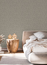 Monumental Grey Stone Peel & Stick Wallpaper with Marble Speckled Pattern - InHome NHS6169
