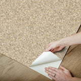 Monumental Beige Peel & Stick Wallpaper with Traditional Stone Graphics - InHome NHS6170