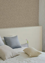 Monumental Beige Peel & Stick Wallpaper with Traditional Stone Graphics - InHome NHS6170