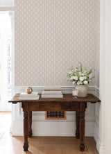Safia Coral by NuWallpaper Nabela Noor Home x WallPops Traditional Indian Block Print Floral Buta Motif Peel and Stick Wallpaper - NNS6514