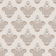 Fazia Terracotta Peel and Stick Wallpaper by NuWallpaper Nabela Noor Home Floral Damask - NNS6518