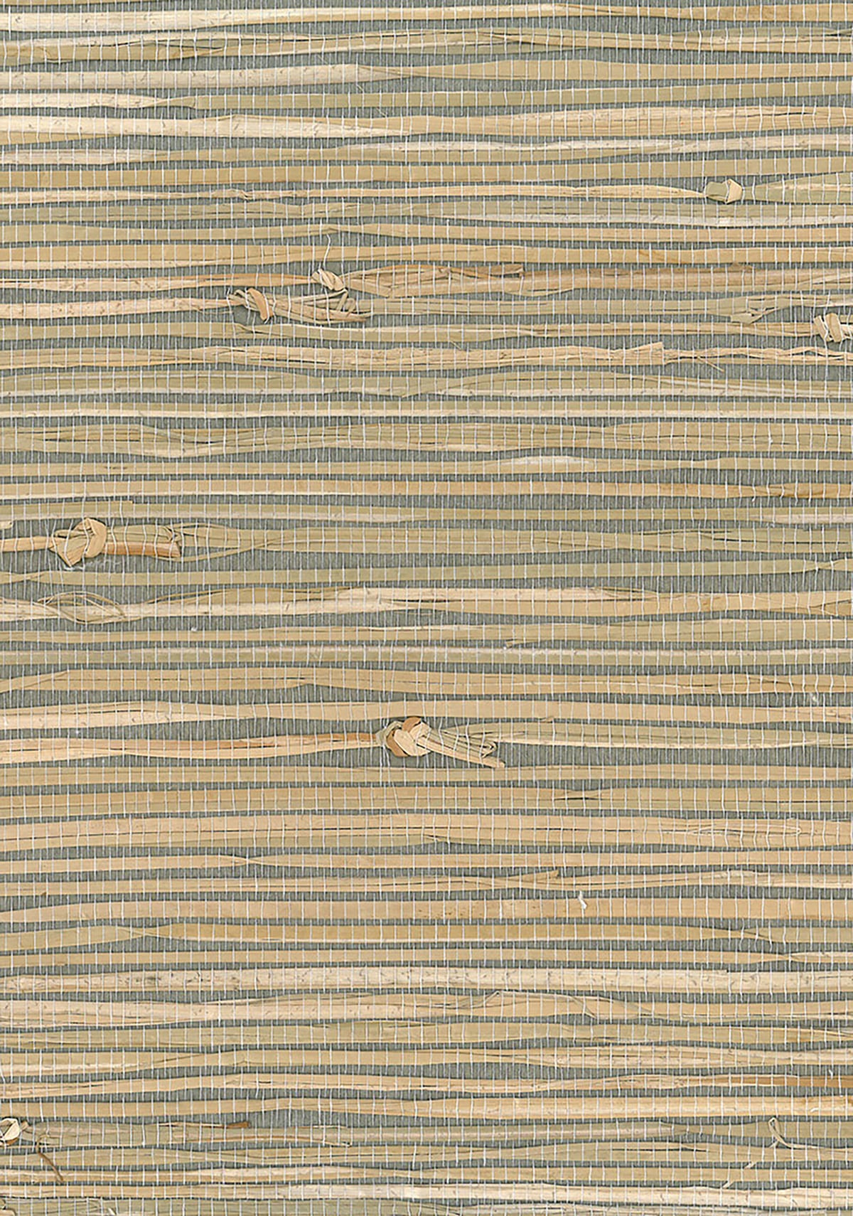 Triangle Grass brown and green grasscloth wallpaper texture with horizontal striping