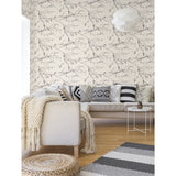 Winter Branches White Wallpaper with Botanical Branch Motif - York NR1524