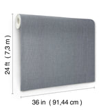 Crosshatch Navy String Wallpaper with Solid Crosshatch Texture - York NR1602MH