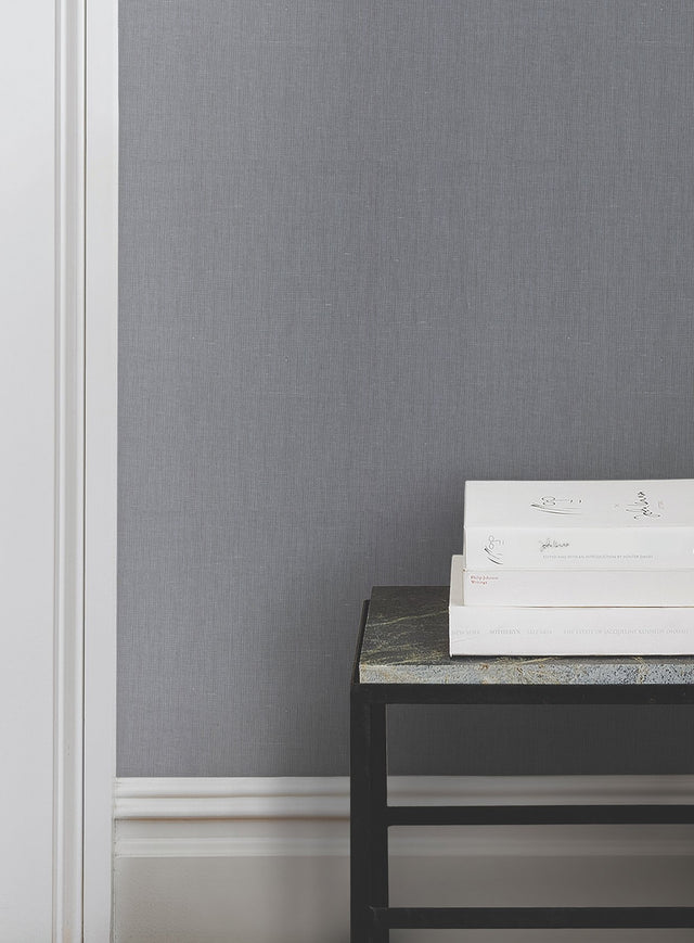 Crosshatch Navy String Wallpaper with Solid Crosshatch Texture - York NR1602MH