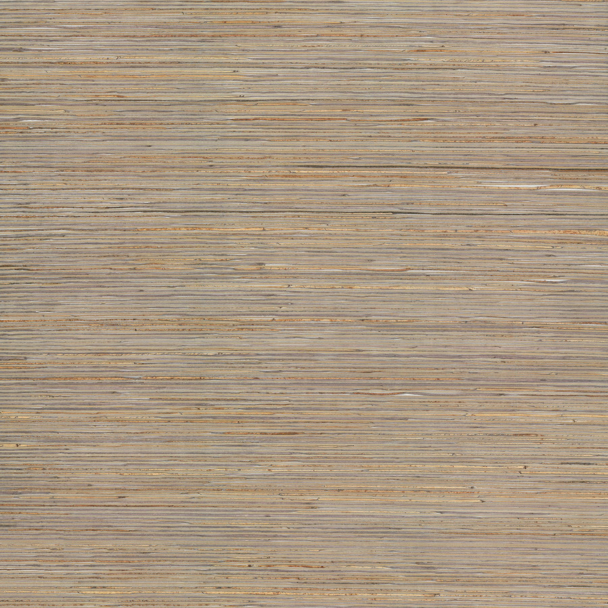 Bamboo Taupe Hemp Blend Wallpaper with Metallic Grasscloth Texture - York NT6102