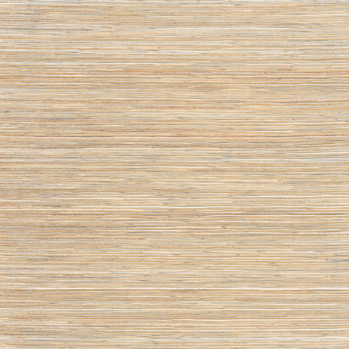 Bamboo White Hemp Blend Grasscloth Wallpaper with Metallic Effect - York NT6103