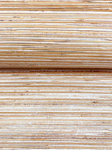 Bamboo White Hemp Blend Grasscloth Wallpaper with Metallic Effect - York NT6103