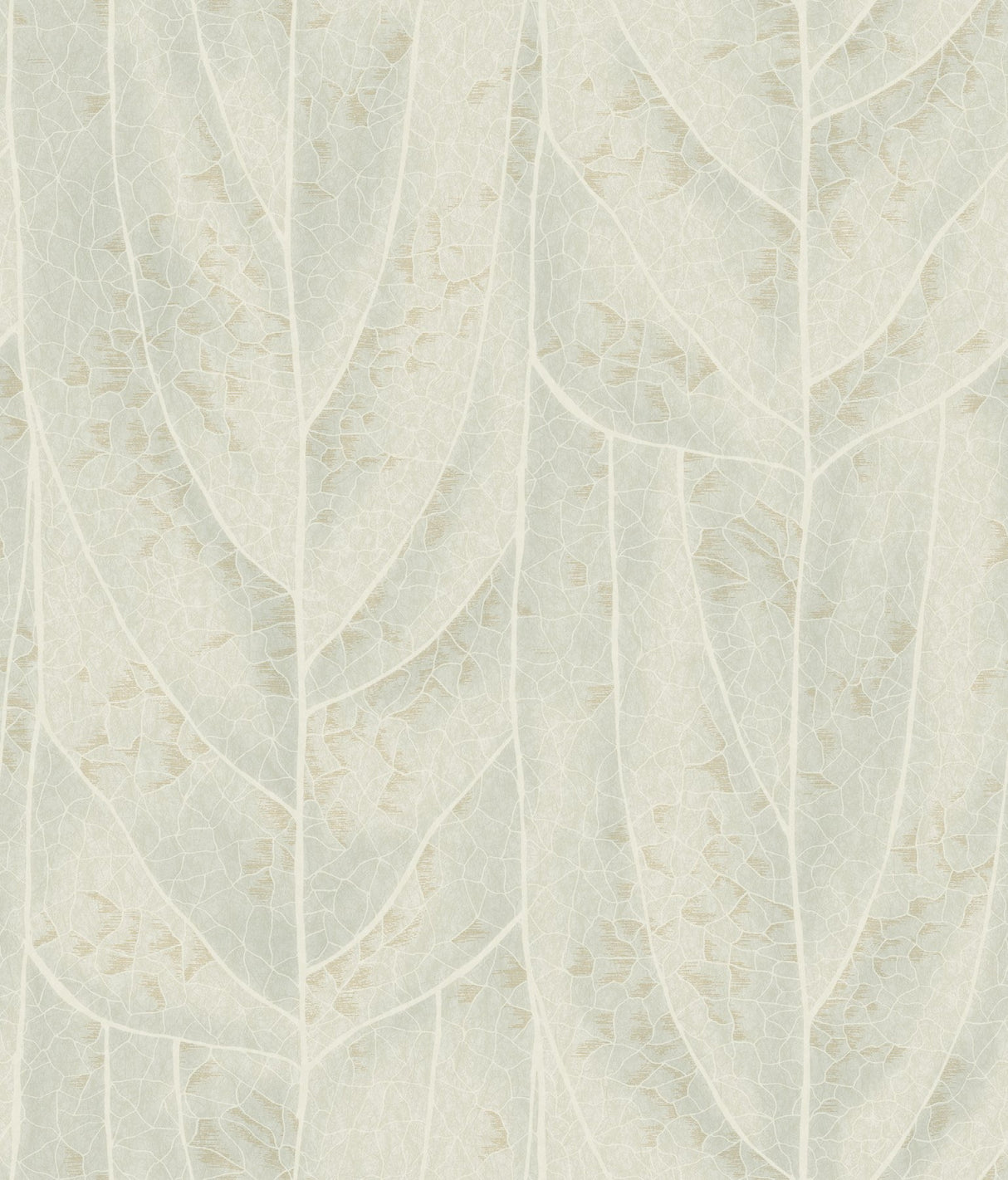Dicot Light Green Leaf Wallpaper with Eclectic Botanical Style - York NT6142
