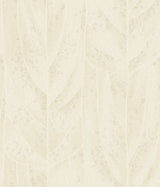Dicot Pearl Leaf Wallpaper with Eclectic Botanical Leaf Motif - York NT6145