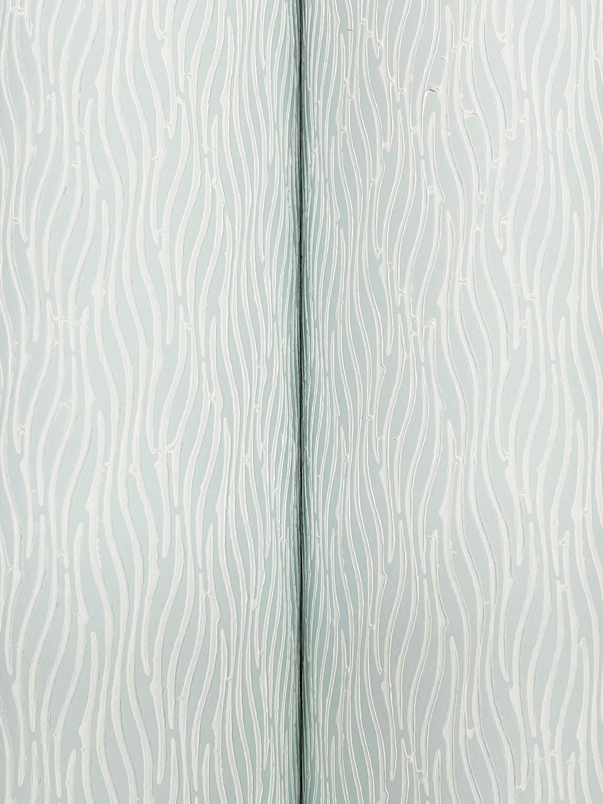 Elevated Blue Waves Wallpaper with Modern Sculptured Finishes Pattern - York NT6155