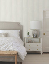 Particle Taupe Stripe Wallpaper with Traditional Stripe Pattern - York NT6161