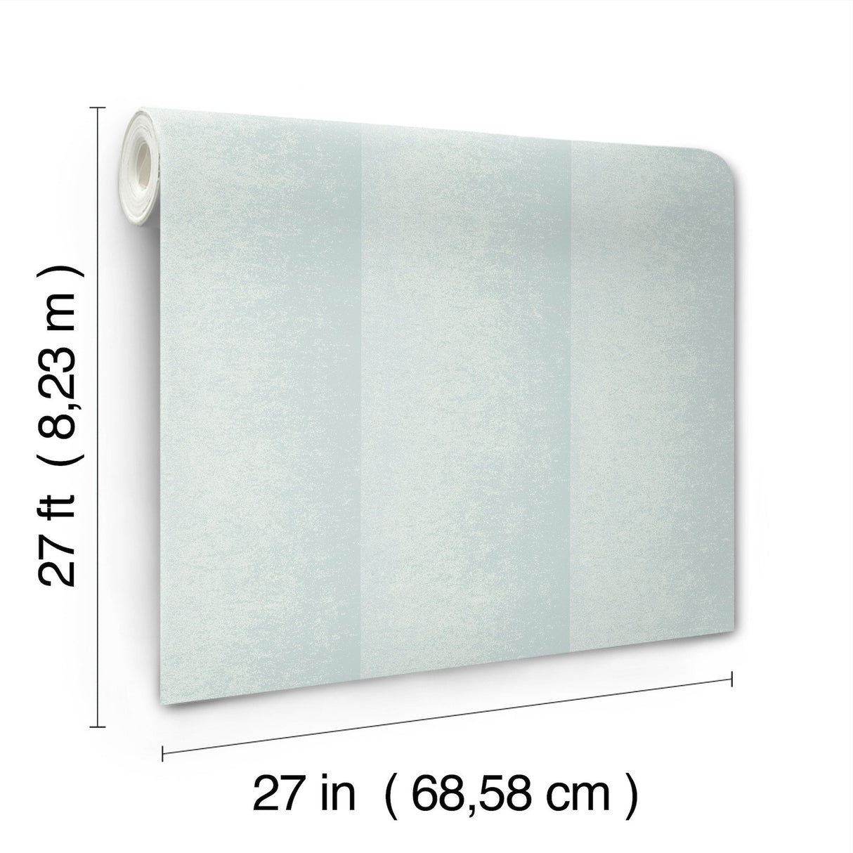 Particle Blue Stripe Wallpaper with Traditional Stripes in Non Woven - York NT6164