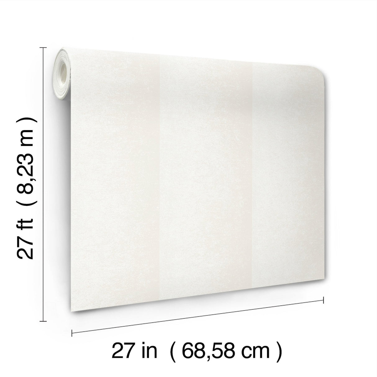Particle Pearl Stripe Wallpaper in Pearl with Traditional Stripe Pattern - York NT6165