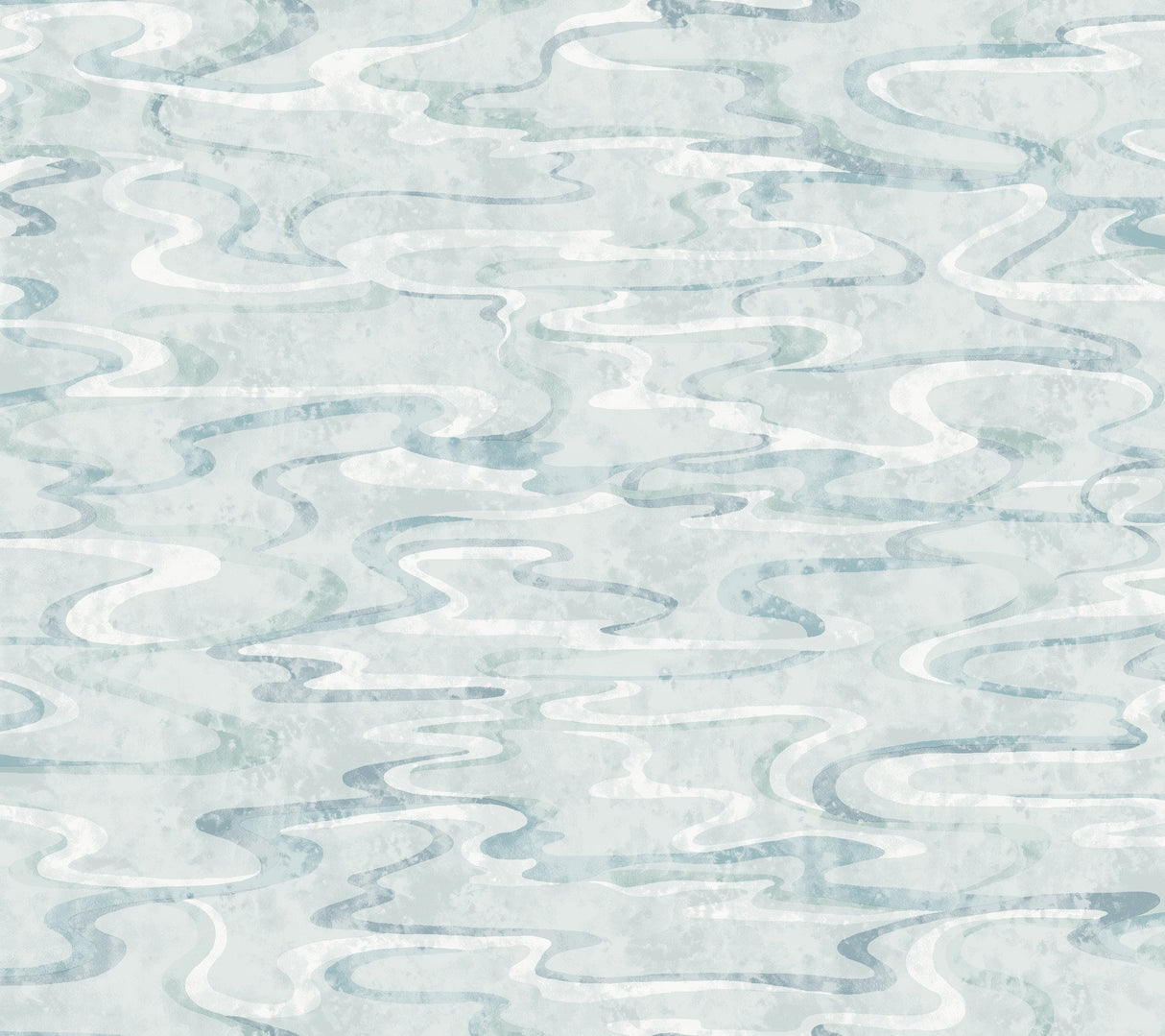 Dreamland Blue Abstract Swirl Non-Woven Wallpaper - York NT6171