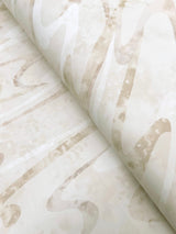 Dreamland Cameo Wallpaper with Abstract Wavy Motif - York NT6173