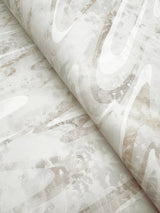 Dreamland Grey Wallpaper with Abstract Swirl Pattern - York NT6174