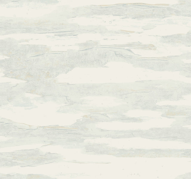 Artistic Spa Tides Blue Wallpaper with Glass Bead Abstract Motif - York NT6177