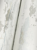 Artistic Spa Tides Blue Wallpaper with Glass Bead Abstract Motif - York NT6177
