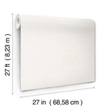 Quiet Vista Pearl Faux Grasscloth Vinyl Wallpaper - Candice Olson NT6202N