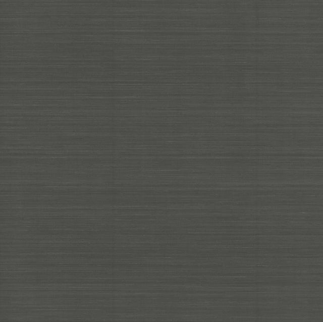 Quiet Vista Ebony Faux Grasscloth Wallpaper - York NT6203N