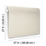 Quiet Vista Shell Wallpaper with Faux Grasscloth Texture - York NT6206N