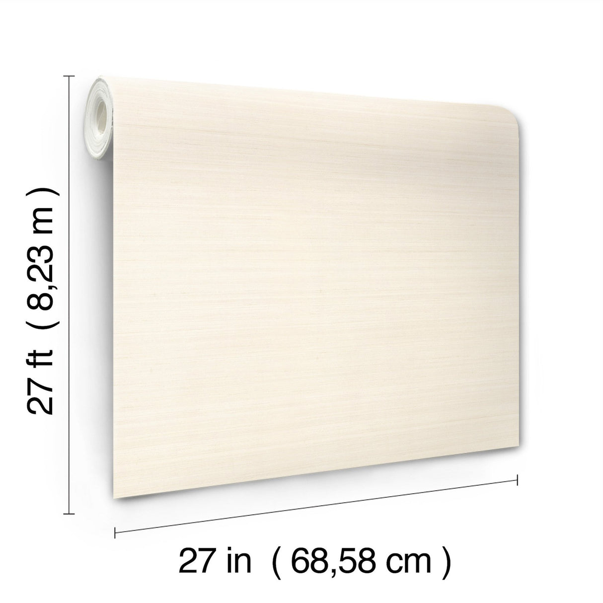 Quiet Vista Sandstone Faux Grasscloth Vinyl Wallpaper - York NT6208N