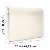 Quiet Vista Sandstone Faux Grasscloth Vinyl Wallpaper - York NT6208N