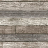 Reclaimed Wood Plank Natural Peel & Stick Wallpaper with Textured Raised Inks - NuWallpaper NU1690