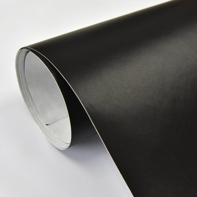 Vintage Chalkboard Black Peel & Stick Wallpaper with Modern Graphics Style - NU2220