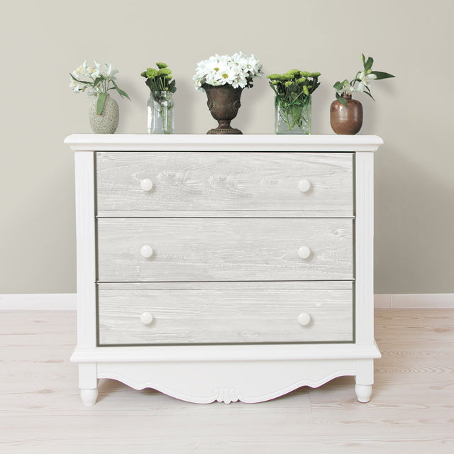 Wood Plank Grey Peel & Stick Wallpaper with Modern Wood Plank Pattern - NuWallpaper NUS2397