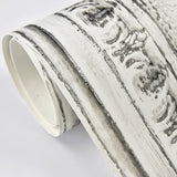 Reclaimed Tin Grey Peel & Stick Wallpaper with Metallic Accents - NuWallpaper NU2495