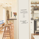 Dry Erase White Peel & Stick Wallpaper with Modern Graphics Style - NuWallpaper NU2497