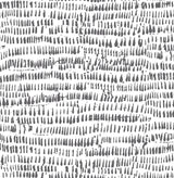 Kylver White & Black Peel & Stick Wallpaper with Speckled Brushstroke Graphic Pattern, Modern Style - Brewster NU2678