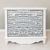 Kylver White & Black Peel & Stick Wallpaper with Speckled Brushstroke Graphic Pattern, Modern Style - Brewster NU2678