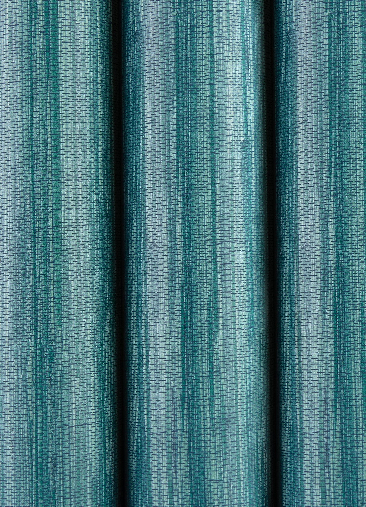 Grassweave Steel Blue Peel & Stick Wallpaper with Textured Faux Grasscloth Pattern - NuWallpaper NU2874