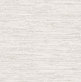 Grassweave Cream Peel & Stick Wallpaper with Textured Grasscloth Look - NuWallpaper NU2875