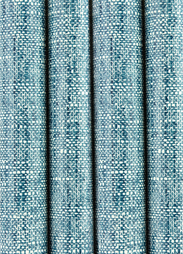 Poplin Texture Navy Peel & Stick Wallpaper with Woven Fabric Look - NuWallpaper NU2918