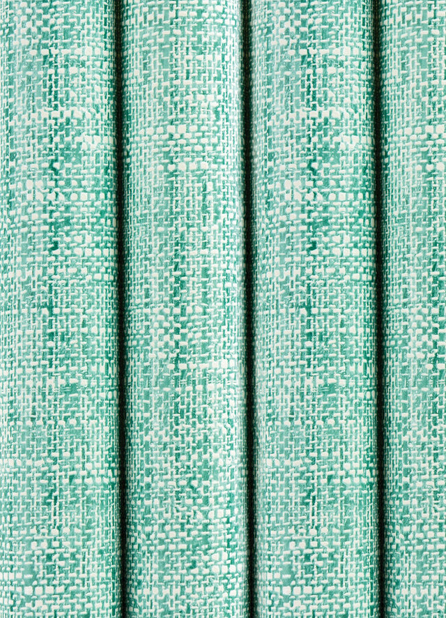 Poplin Texture Aqua Peel & Stick Wallpaper with Textured Woven Look - NuWallpaper NU2919