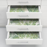 Madagascar Green Peel & Stick Wallpaper with Tropical Botanical Leaves Pattern - NuWallpaper NU3382
