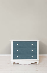 Blue Luxe Faux Grasscloth Blue by NuWallpaper Peel and Stick Wallpaper WallPops 20.5 in x 18 ft About 30.8 sq ft Coverage - NU6004