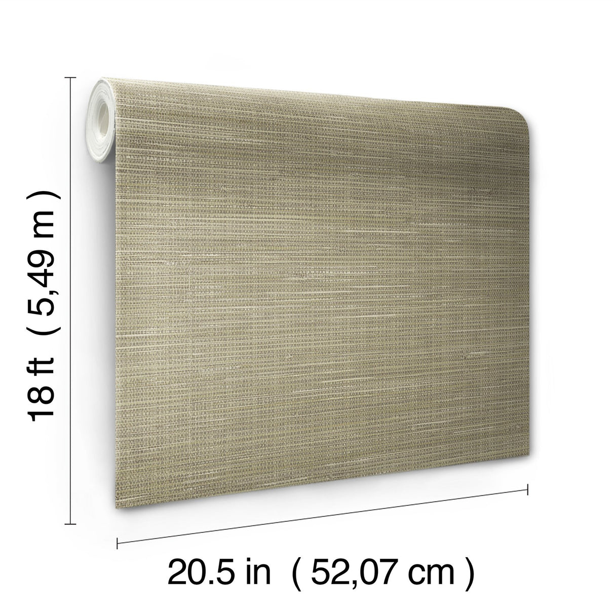 Wheat Grasscloth Peel & Stick Wallpaper in Wheat with Faux Woven Texture, Modern Graphics Pattern - NUS2215