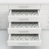 Gustavus Grey Peel & Stick Wallpaper with Scandinavian Botanical Leaf Pattern - NuWallpaper NUS3260