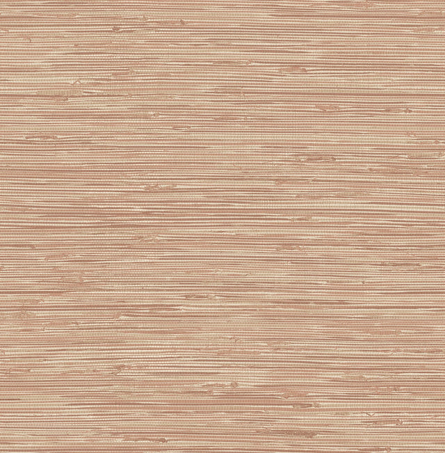 Tibetan Grasscloth Spice Peel & Stick Wallpaper in Faux Grasscloth Pattern - NuWallpaper NUS3339