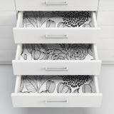 Secret Garden Black Peel & Stick Wallpaper with Whimsical Botanical Floral Pattern - NuWallpaper NUS3501