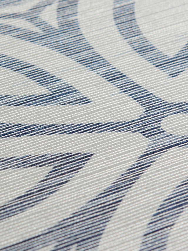 Hepatica Petal Blue Peel & Stick String Wallpaper with Modern Botanical Floral Pattern - NuWallpaper NUS3958