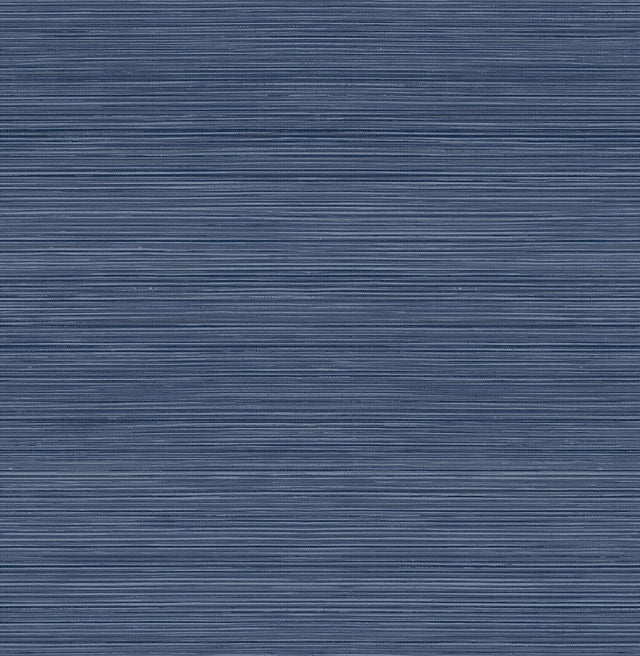 Crossweave Indigo Textured Peel & Stick String Wallpaper - NuWallpaper NUS3959